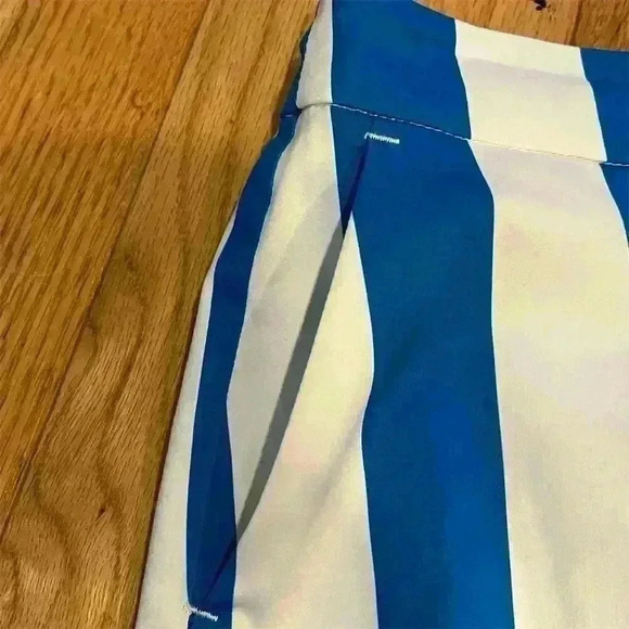 Boden Women's Petite Blue Striped Mini Skirt Size 6 Casual Summer - Picture 4 of 7